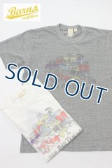 「BARNS OUT FITTERS /バーンズアウトフィッターズ」吊り編みThe Big Ten+ONEプリントTシャツ【2カラーあり】