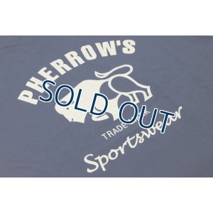 画像4: 「Pherrow's/フェローズ」BUFFALOロゴTシャツ PTシリーズ【S・ネイビー】