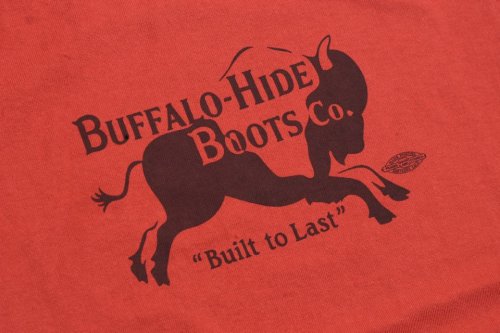 他の写真3: 「Pherrow's/フェローズ」BUFFALO HIDEプリントＴシャツPTJシリーズ【Sレッド】