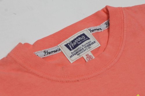 他の写真3: 「Pherrow's/フェローズ」Harold's BiscuitsプリントTシャツ PTシリーズ【サーモン】