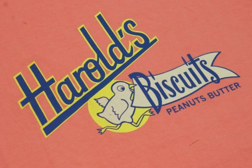 他の写真2: 「Pherrow's/フェローズ」Harold's BiscuitsプリントTシャツ PTシリーズ【サーモン】