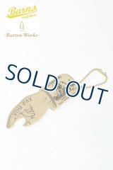 「BARNS OUT FITTERS /バーンズアウトフィッターズ」BARNS×BUTTON WORKS　YOU PAYキーホルダー