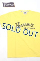 「Pherrow's/フェローズ」Pherrow'sロゴTシャツ PTシリーズ【レモン】