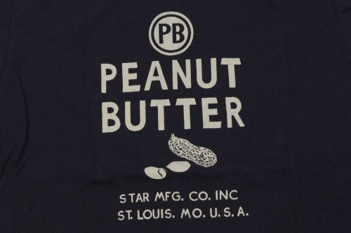 他の写真3: 「UES/ウエス」PEANUT BUTTERプリントTシャツ【ブラック】