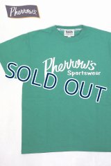 「Pherrow's/フェローズ」Pherrow'sロゴTシャツ PTシリーズ【ケリーグリーン】