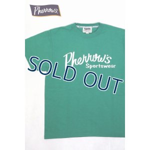 画像1: 「Pherrow's/フェローズ」Pherrow'sロゴTシャツ PTシリーズ【ケリーグリーン】