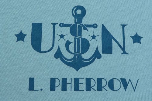 他の写真3: 「Pherrow's/フェローズ」U・S・N ANCHORプリントＴシャツPTJシリーズ【モーニングスカイ】