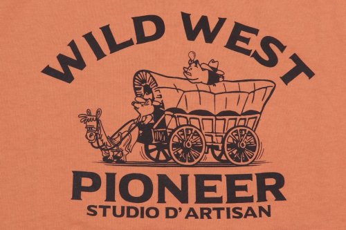 他の写真3: 「STUDIO D'ARTISAN/ステュディオ・ダ・ルチザン」WILD WESTプリントＴシャツ【オレンジ】