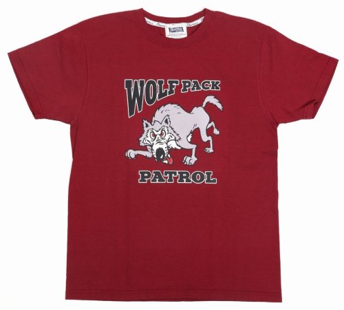 他の写真1: 「Pherrow's/フェローズ」WOLF PACK PATROL プリントTシャツ　PTシリーズ【バーガンディ】