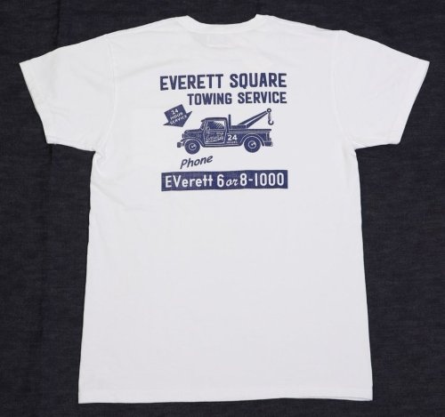 他の写真2: 「Pherrow's/フェローズ」EVERSETT SQUARE プリントポケットTシャツ　PPTシリーズ【ホワイト】