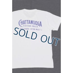 画像2: 「Pherrow's/フェローズ」CHATTANOOGA ヘンリーネックプリントＴシャツ【ホワイト】