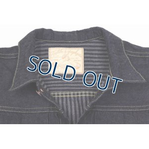 画像6: 「graphzero/グラフゼロ」ヒッコリー ジーンジャケット大戦モデル【ワンウォッシュ】