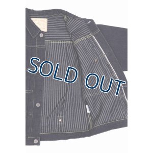 画像3: 「graphzero/グラフゼロ」ヒッコリー ジーンジャケット大戦モデル【ワンウォッシュ】