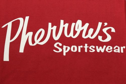 他の写真3: 「Pherrow's/フェローズ」Pherrow'sロゴTシャツ PTシリーズ【S・レッド】