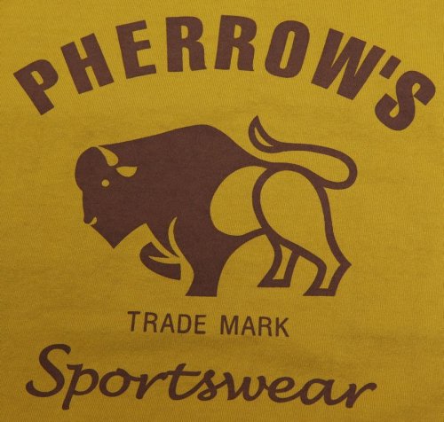 他の写真3: 「Pherrow's/フェローズ」BUFFALOロゴTシャツ PTシリーズ【ダークマスタード】