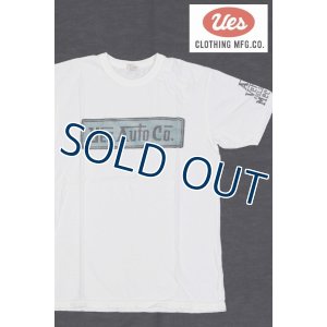 画像1: 「UES/ウエス」UES AUTOプリントTシャツ【ホワイト】