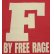 画像4: 「FREE RAGE/フリーレイジ」F プリントリサイクルコットンTシャツ【レッド】 (4)