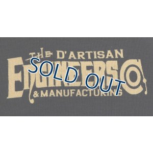 画像4: 「STUDIO D'ARTISAN/ステュディオ・ダ・ルチザン」ENGINEERS&MANUFACTURING CO 吊り編みプリントＴシャツ【ブラック】