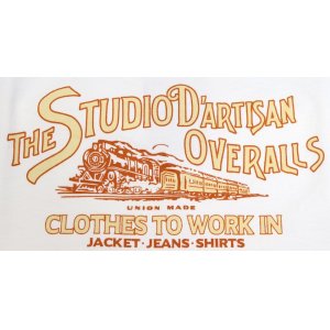 画像4: 「STUDIO D'ARTISAN/ステュディオ・ダ・ルチザン」CLOTHES TO WORK IN 吊り編みプリントＴシャツ【ホワイト】