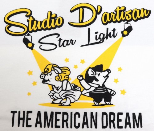 他の写真3: 「STUDIO D'ARTISAN/ステュディオ・ダ・ルチザン」THE AMERICAN DREAM プリントＴシャツ【ホワイト】