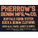 画像6: 「Pherrow's/フェローズ」PHERROW’S DENIM　PTシリーズ【ネイビー】