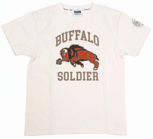 他の写真1: 「Pherrow's/フェローズ」BUFFALO SOLDIER プリントTシャツ PTシリーズ【Sホワイト】