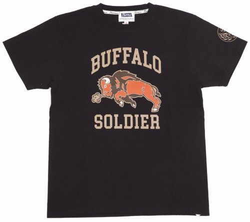 他の写真1: 「Pherrow's/フェローズ」BUFFALO SOLDIER プリントTシャツ PTシリーズ【シールブラウン】