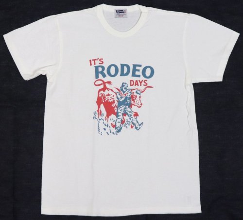 他の写真1: 「Pherrow's/フェローズ」IT'S RODEO DAYS プリントＴシャツPTJシリーズ【ホワイト】