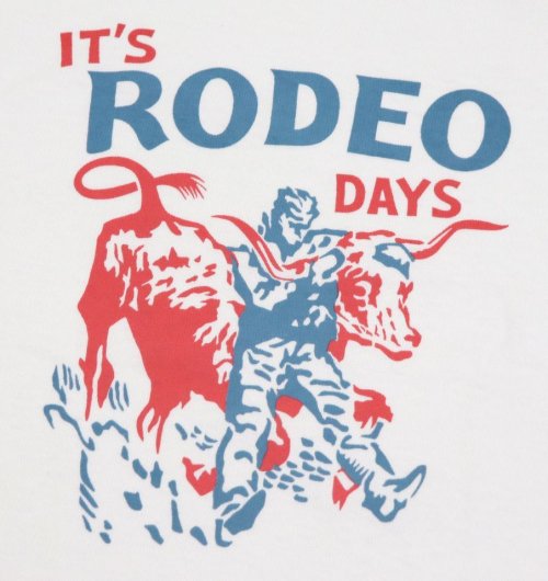 他の写真3: 「Pherrow's/フェローズ」IT'S RODEO DAYS プリントＴシャツPTJシリーズ【ホワイト】