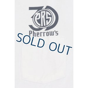画像4: 「Pherrow's/フェローズ」30周年記念モデル30THロゴプリントポケットTシャツ【ホワイト】