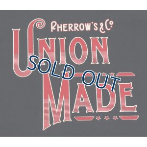 画像4: 「Pherrow's/フェローズ」UNION MADEプリントTシャツ PTシリーズ【S・ブラック】