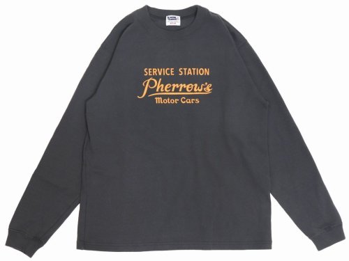 他の写真1: 「Pherrow's/フェローズ」SERVICE STATION プリントロンT【S・ブラック】