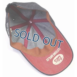 画像10: 「UES/ウエス」ANCHORS 5周年 限定デニムキャップ【レッド】