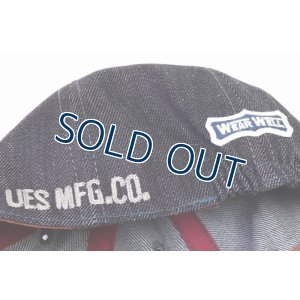 画像8: 「UES/ウエス」ANCHORS 5周年 限定デニムキャップ【レッド】