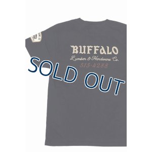 画像2: 「Pherrow's/フェローズ」BUFFALOプリント＆ワッペンカスタムTシャツ PTシリーズ【S・ブラック】