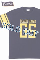 「Pherrow's/フェローズ」GSプリントフットボールTシャツ【S・ネイビー】