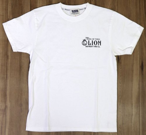 他の写真1: 「Pherrow's/フェローズ」LION プリントTシャツ PTシリーズ【ホワイト】