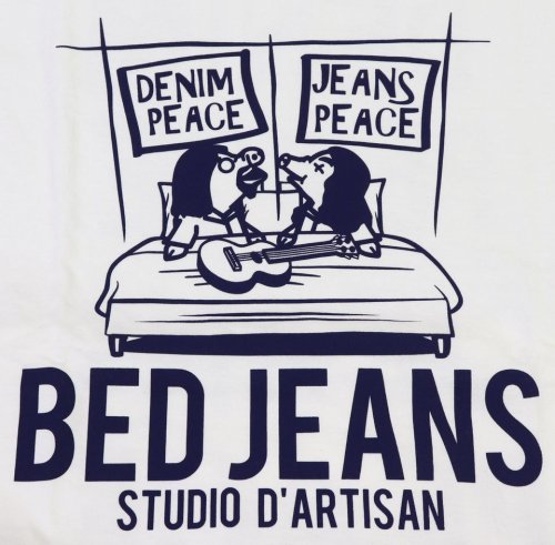 他の写真3: 「STUDIO D'ARTISAN/ステュディオ・ダ・ルチザン」BED JEANS プリントＴシャツ【ホワイト】