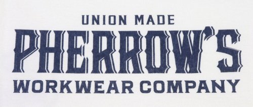他の写真3: 「Pherrow's/フェローズ」イーグルロゴプリントTシャツ PMTシリーズ【ホワイト】