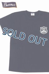 「Pherrow's/フェローズ」イーグルロゴプリントTシャツ PMTシリーズ【ネイビー】