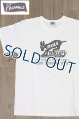 「Pherrow's/フェローズ」RULE プリントTシャツ PMTシリーズ【ホワイト】