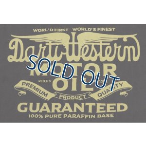 画像5: 「STUDIO D'ARTISAN/ステュディオ・ダ・ルチザン」MOTOR OIL 吊り編みプリントＴシャツ【ブラック】