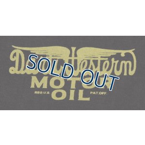 画像4: 「STUDIO D'ARTISAN/ステュディオ・ダ・ルチザン」MOTOR OIL 吊り編みプリントＴシャツ【ブラック】