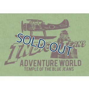 画像4: 「STUDIO D'ARTISAN/ステュディオ・ダ・ルチザン」INDIGO JEANS プリントＴシャツ【グリーン】