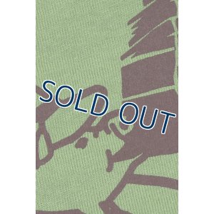 画像6: 「STUDIO D'ARTISAN/ステュディオ・ダ・ルチザン」INDIGO JEANS プリントＴシャツ【グリーン】