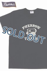 「Pherrow's/フェローズ」TIGERS プリントTシャツ PMTシリーズ【ブラック】