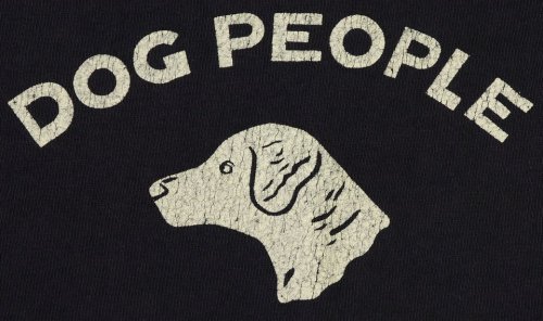他の写真3: 「UES/ウエス」DOG PEOPLE プリントTシャツ【ネイビー】