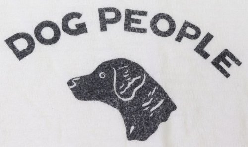 他の写真3: 「UES/ウエス」DOG PEOPLE プリントTシャツ【ホワイト】