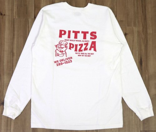 他の写真2: 「Pherrow's/フェローズ」PITTS PIZZA プリントロンT【ホワイト】