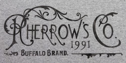 他の写真3: 「Pherrow's/フェローズ」PHERROW'S CoプリントTシャツ PMTシリーズ【H・グレー】